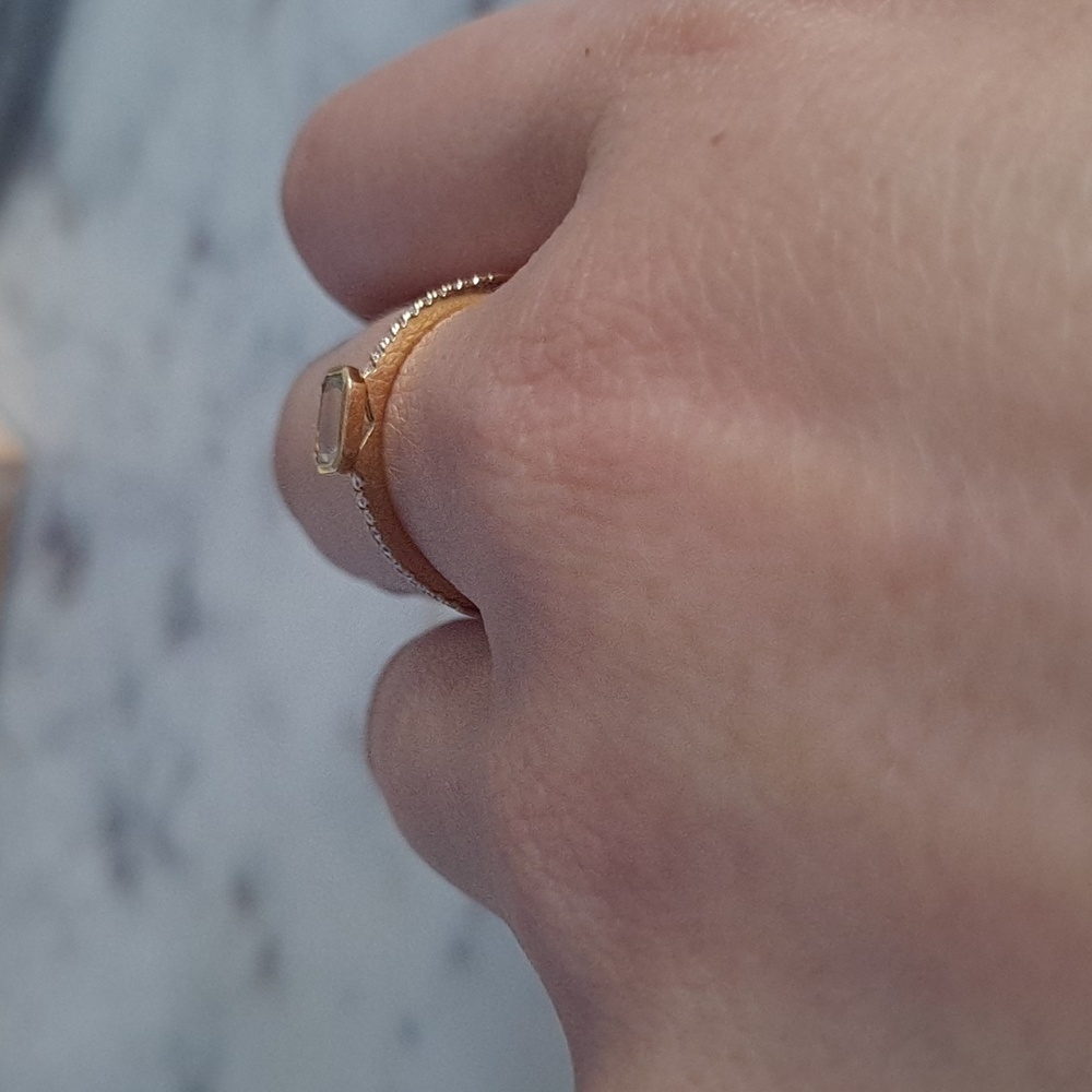 Bony Levy 18K gold prasiolite ring - Picture 13 of 16